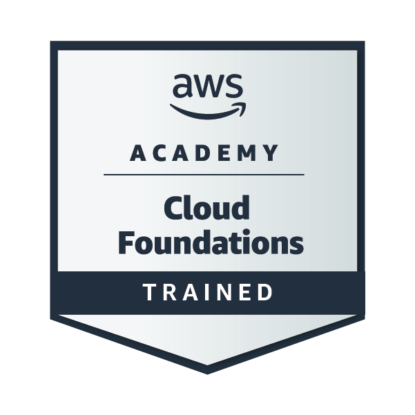 Insignia de AWS Academy Cloud Foundations
